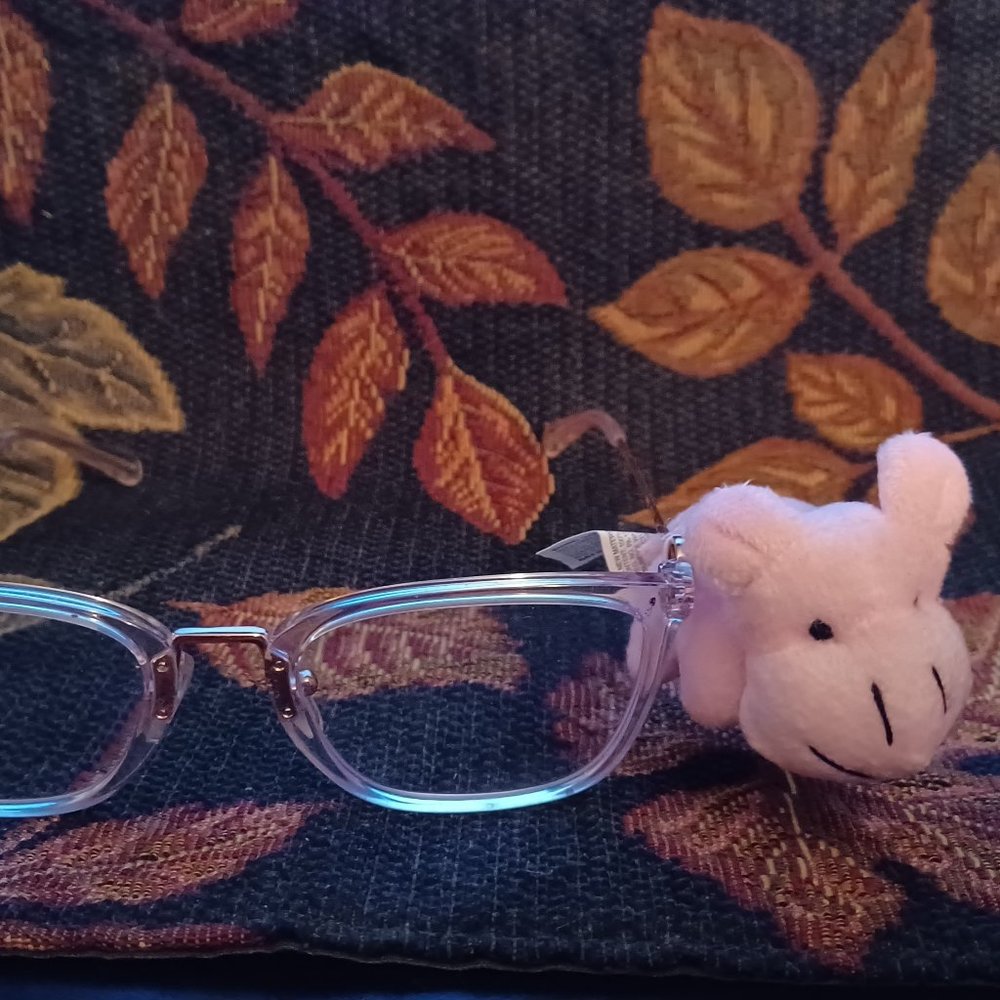 New Vintage Icon Eyewear Kids Eyeglasses buddy / Pal Pink Hippo Fit All Glasses